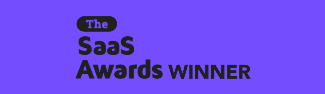 Purple SaaS Awards Winner banner