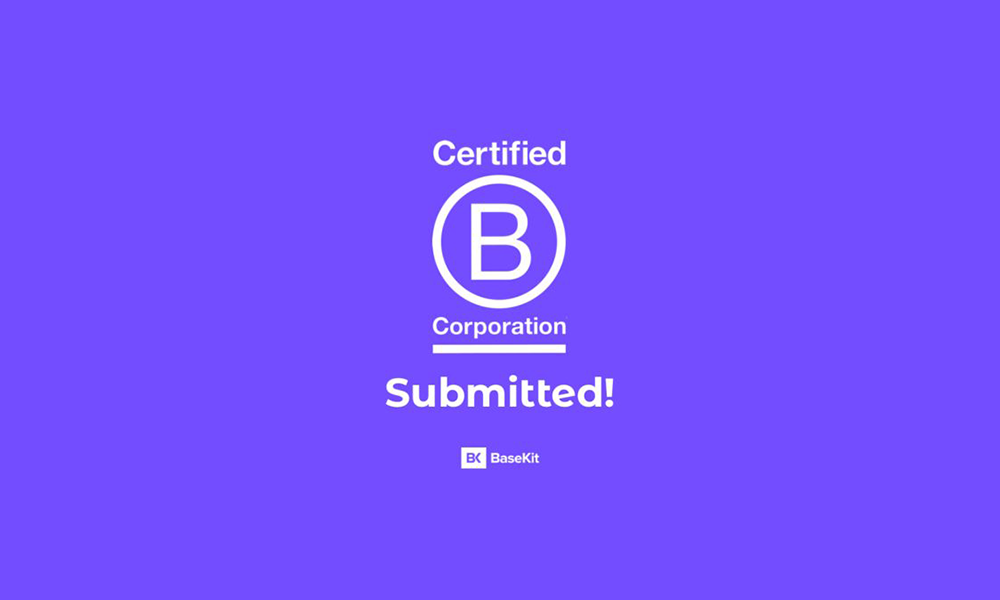 BaseKit submitted B corp application